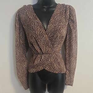 Express Burgundy Blouse